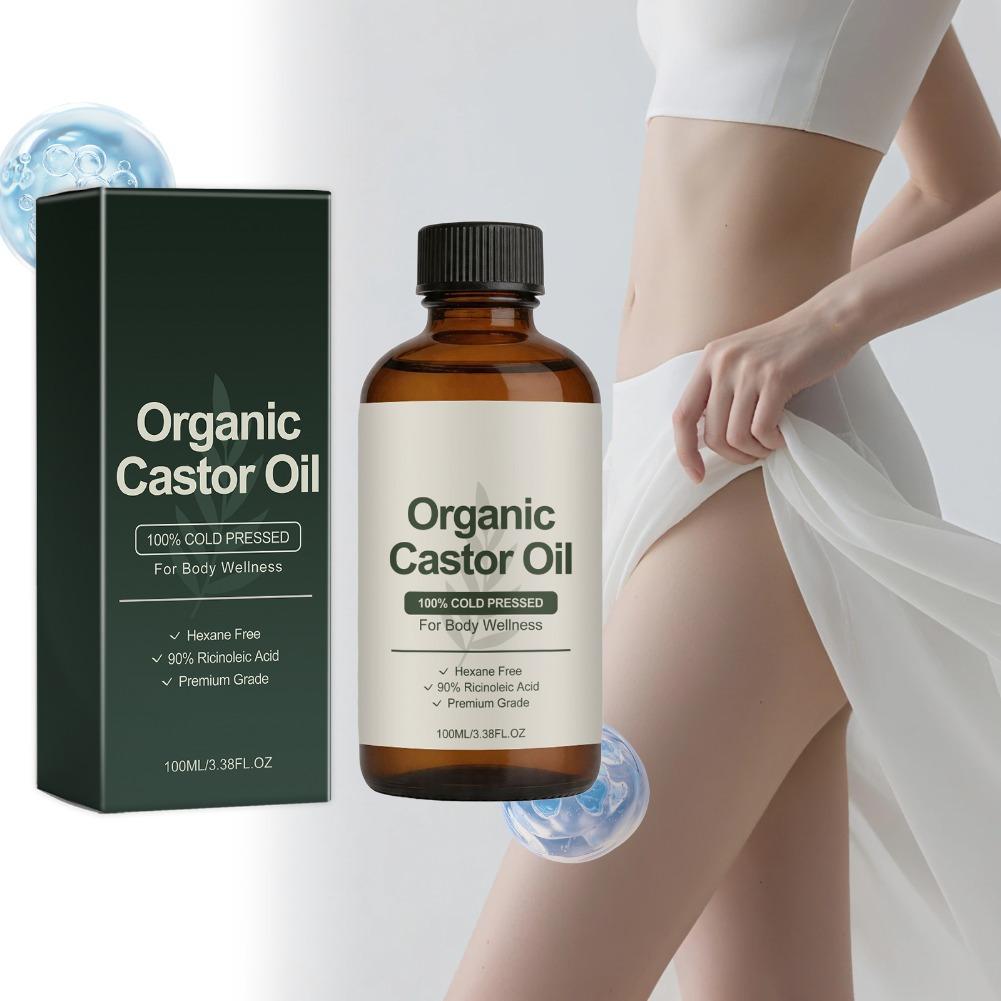 Premium Organic Castor Oil Moi - Hair Care Organic ulasan dan harga