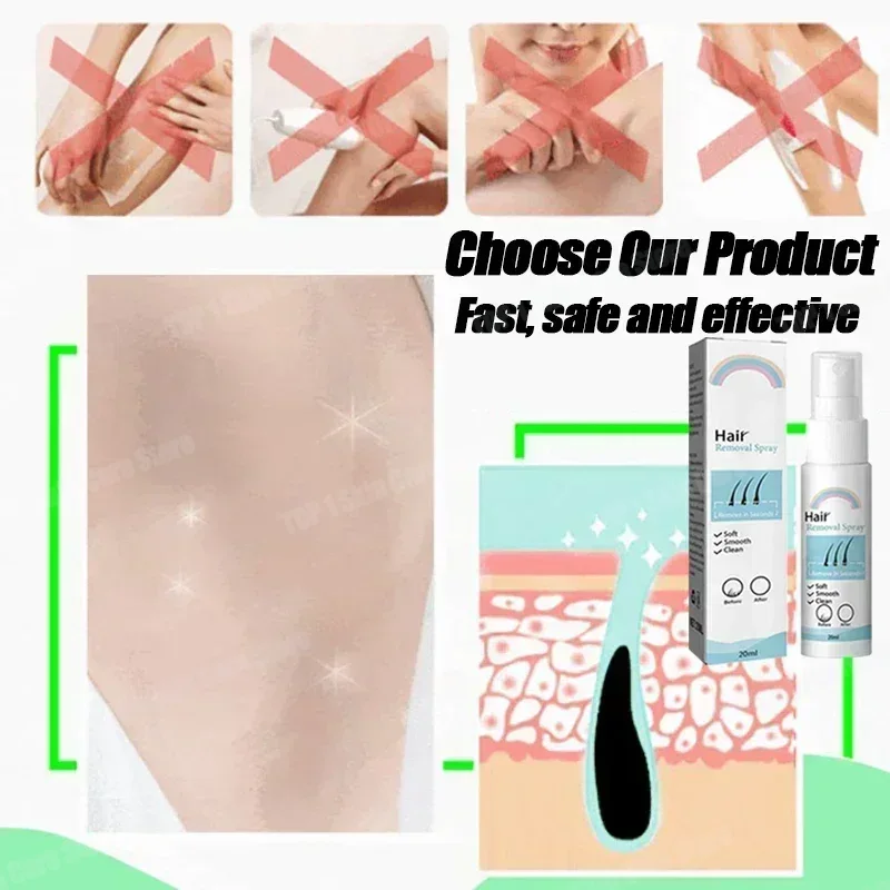 Hair Removal Spray Powerful Ha - Hair Care Korean Products ulasan dan harga