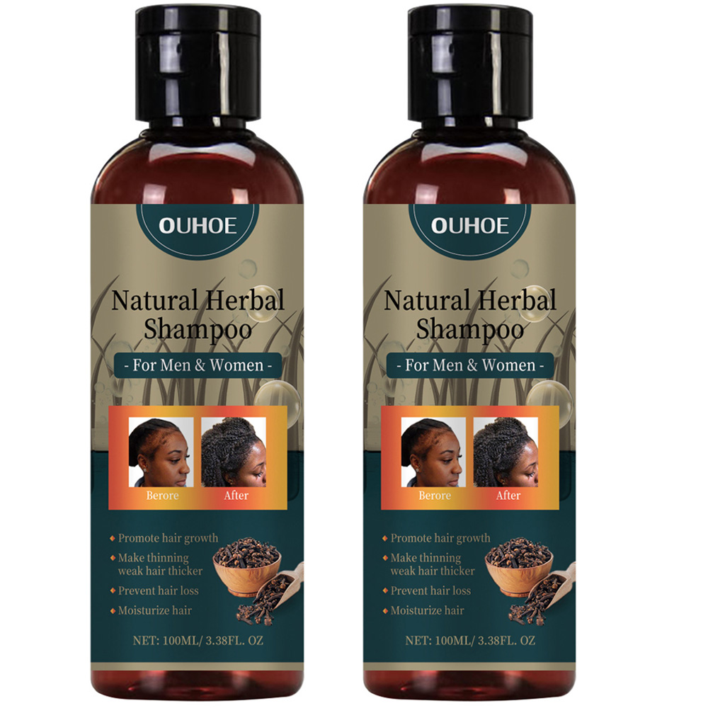 2pcsx100ml Hair Growth Shampoo - Hair Care Natural Ingredients ulasan dan harga