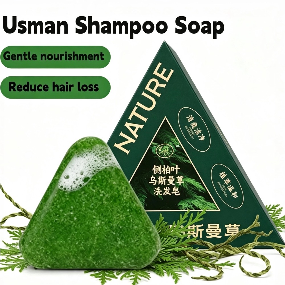 120g Usman Shampoo Soap Nouris - Hair Care Dandruff ulasan dan harga