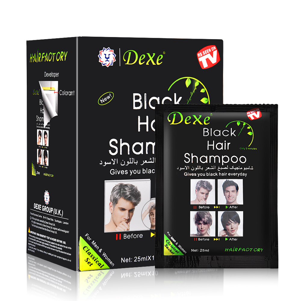 250ML Black Hair Shampoo For M - Hair Care Organic ulasan dan harga