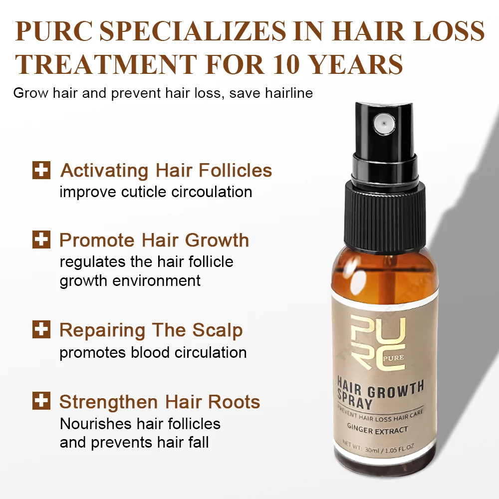 PURC Ginger Hair Spray Root St - Hair Care Lotion ulasan dan harga