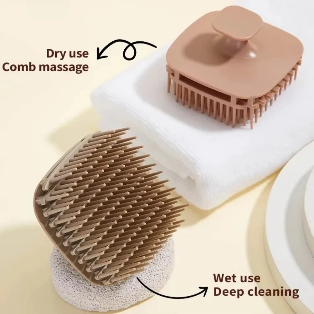 Soft Silicone Scalp Massager S - Hair Care Dandruff ulasan dan harga