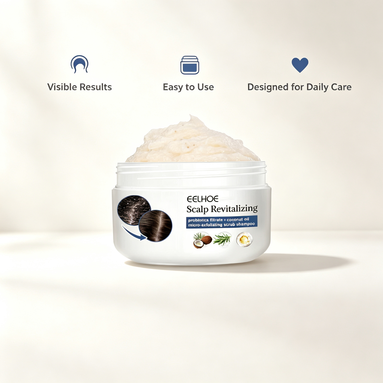 Scalp Exfoliating Scrub, Gentl - Hair Care Dandruff ulasan dan harga