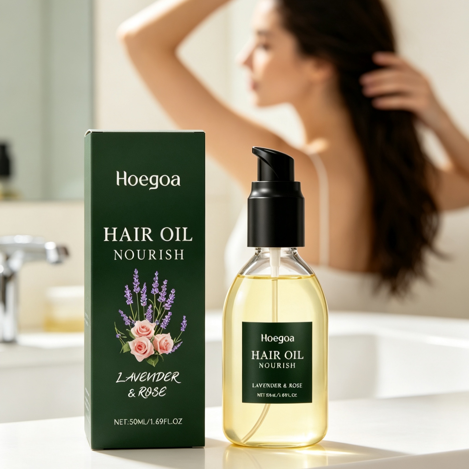Hoegoa Lavender Rose Hair Car - Hair Care Natural Ingredients ulasan dan harga