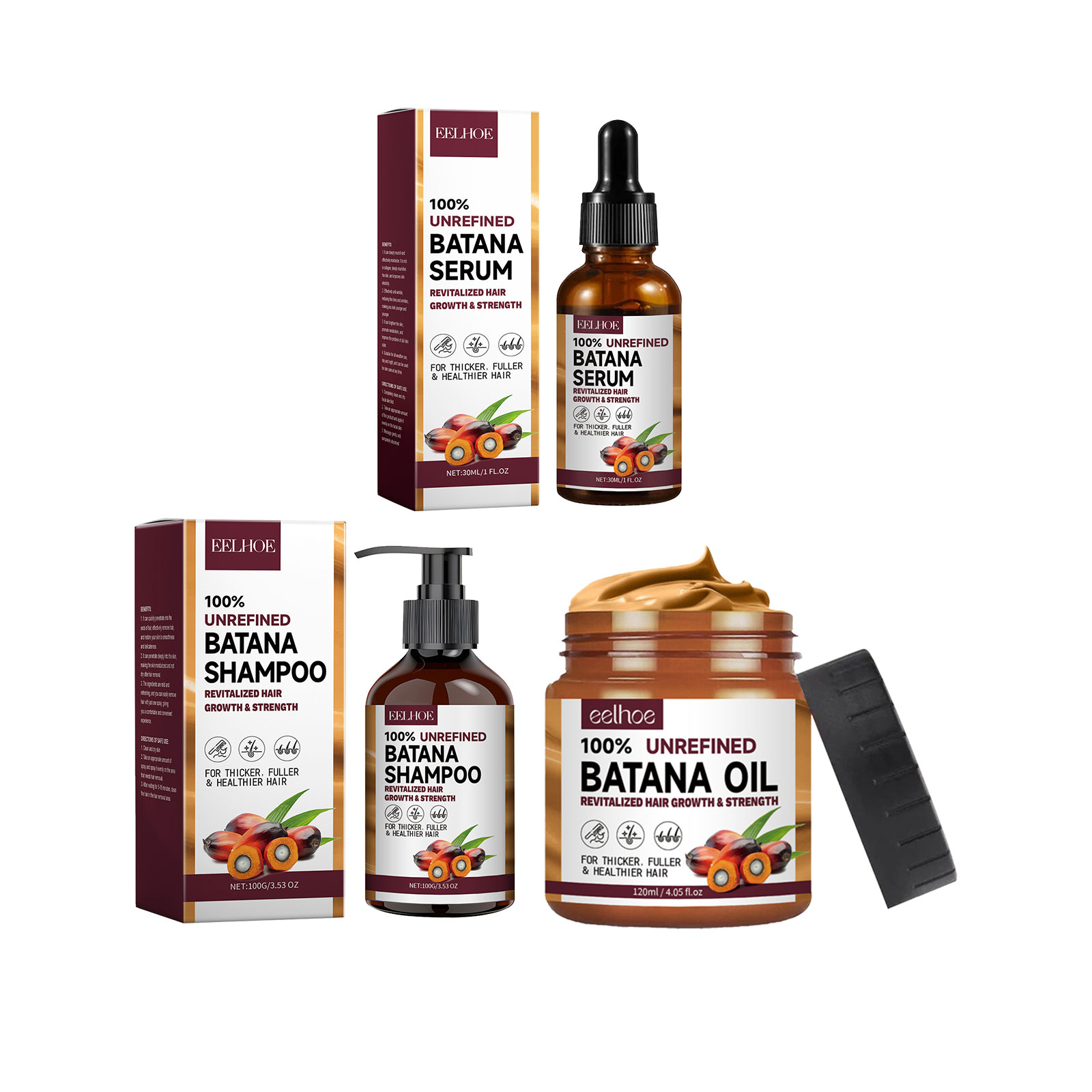 EELHOE Natural Batana Oil Deep - Hair Care Products ulasan dan harga