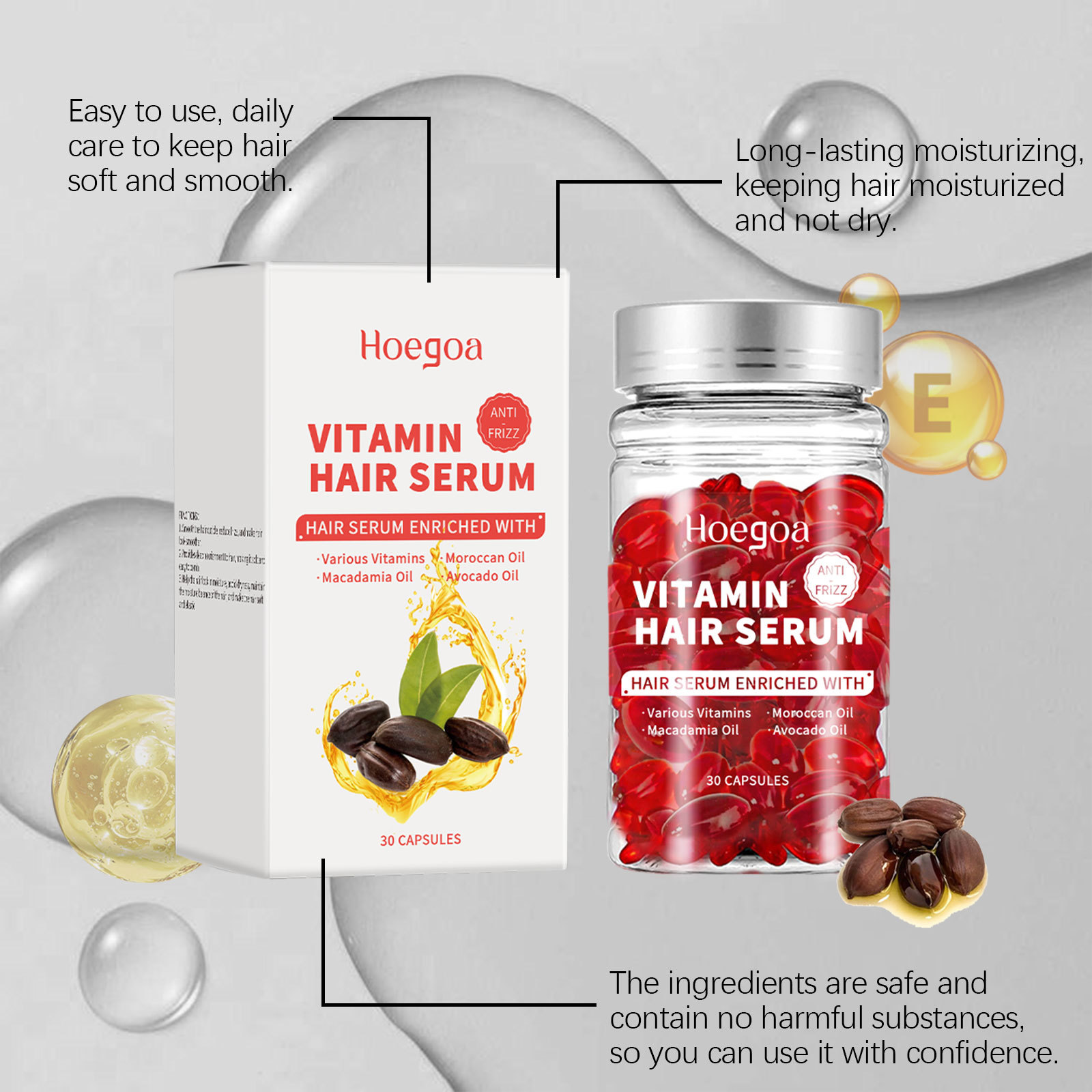 Vitamin Hair Care Serum Capsul - Hair Care Lotion ulasan dan harga
