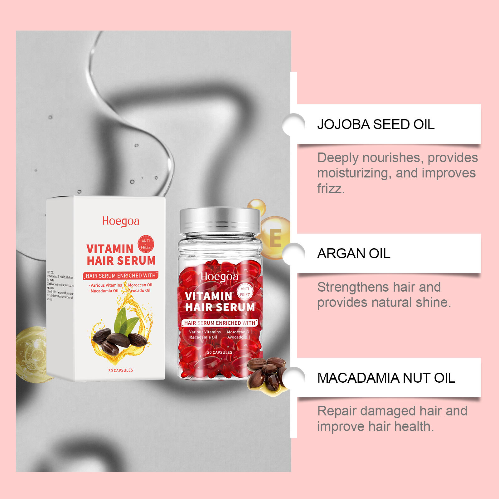 Vitamin Hair Care Serum Capsul - Hair Care Lotion ulasan dan harga
