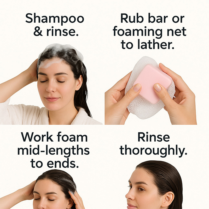 Castor Oil Conditioner Soap Ba - Hair Care Products ulasan dan harga