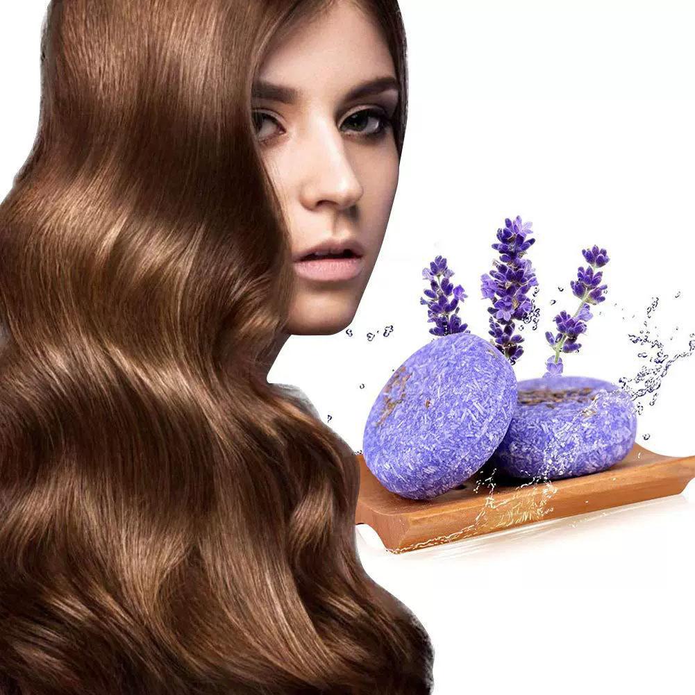 60g Lavender Solid Shampoo Bar - Hair Care Organic ulasan dan harga