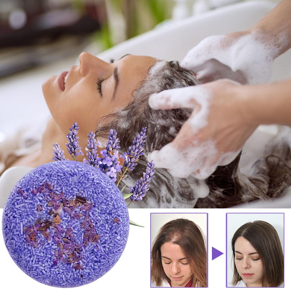 60g Lavender Solid Shampoo Bar - Hair Care Organic ulasan dan harga