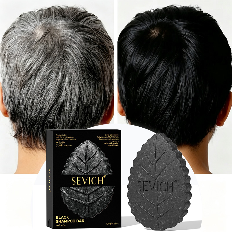 Black Shampoo Soap Bar Gray Ha - Hair Care Organic ulasan dan harga